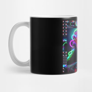 Neon Cyberpunk Urban Pop Girl Mug